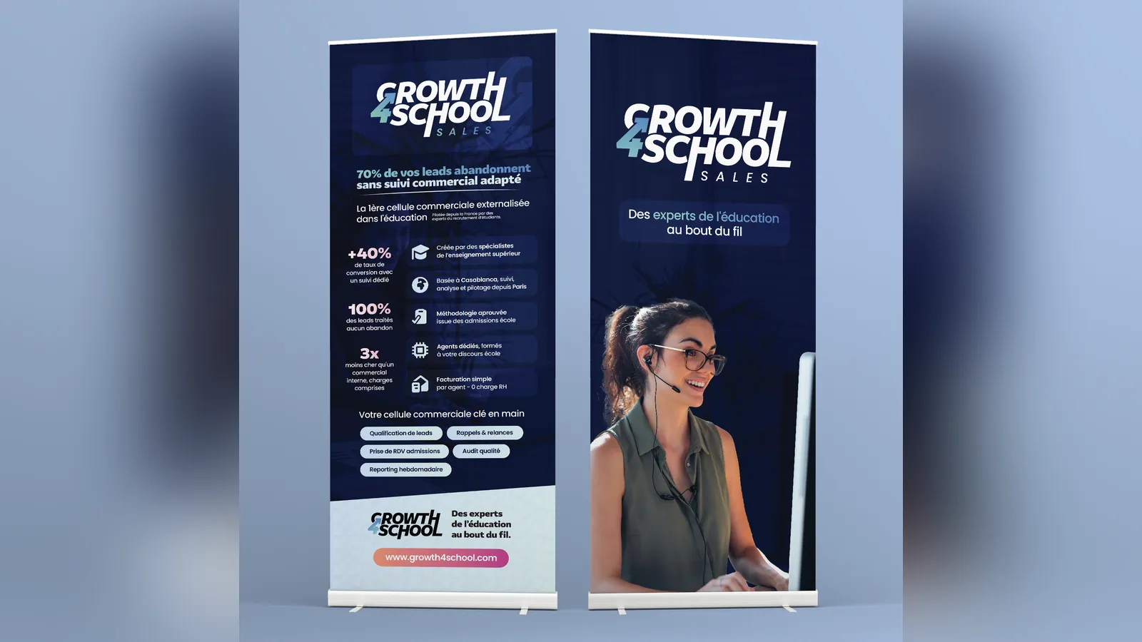Kakémonos Growth4School Sales