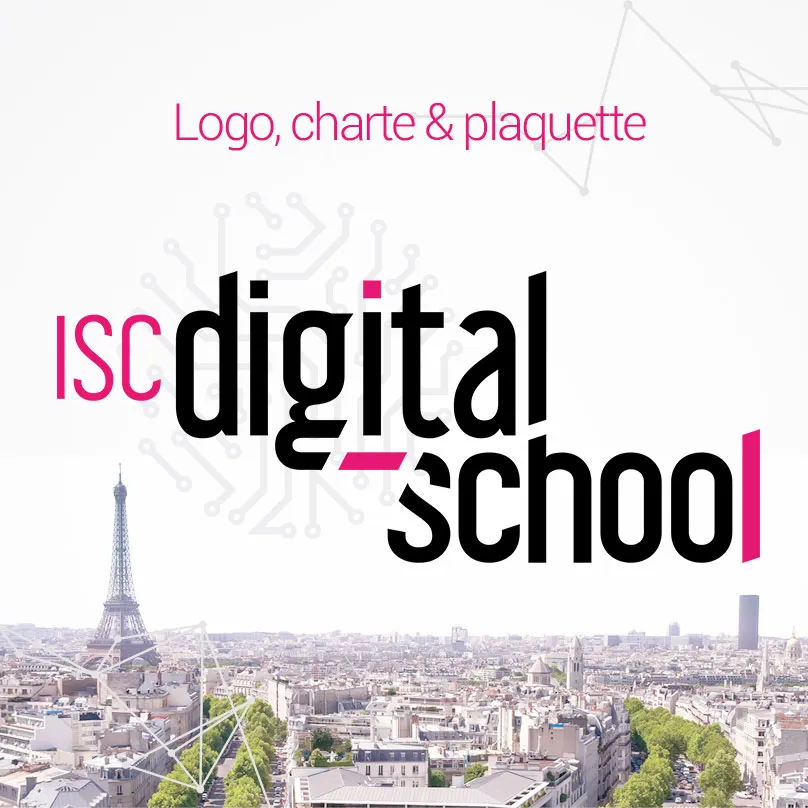 ISC Digital School : logo et motion design