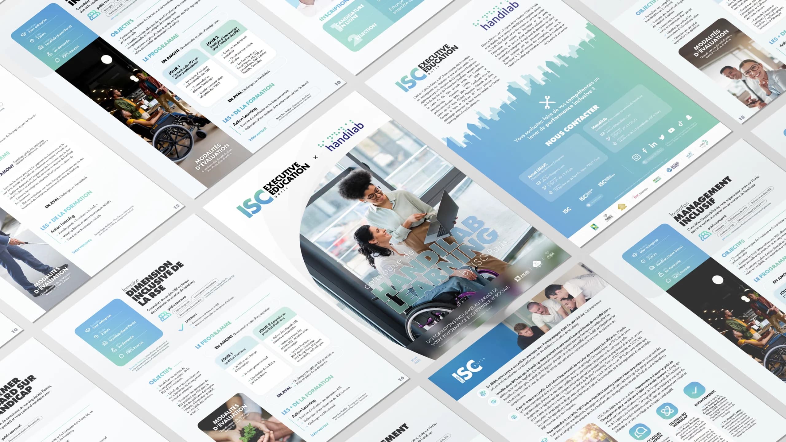 Brochures inclusives de l’ISC Paris