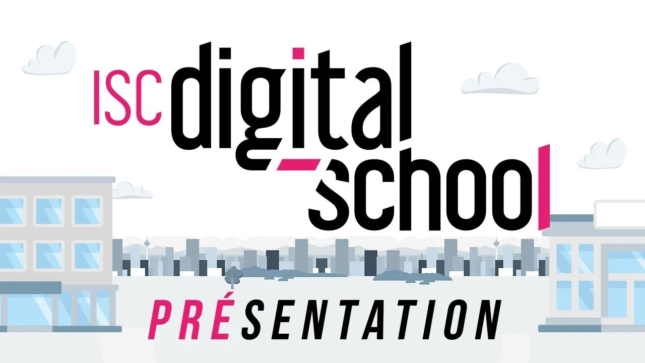 ISC Digital School : logo et motion design