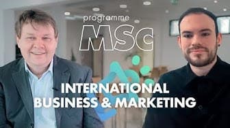 MSc International Business & Marketing – ISC Paris Global Programs